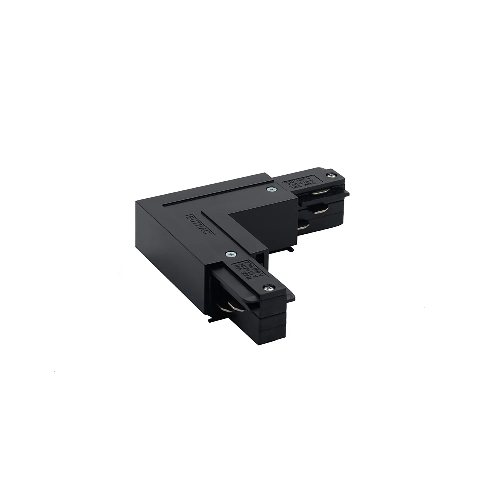 L Coupler With Feeding Option 3 Circuit Surface Mounted Track 555 1 1210 2  Eutrac 3 Circuit Surface-Black